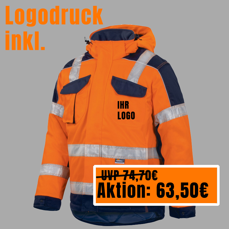 20 Warschutz-Winterjacken mit Logo